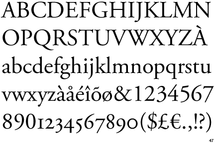 Adobe Garamond Premier Pro