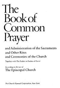 1979 Book of Common Prayer